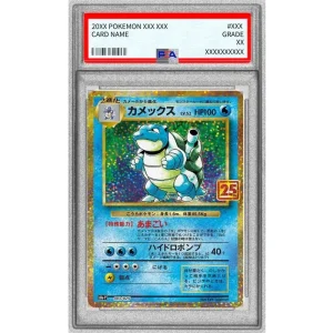 25th PSA10 Blastoise 003/025 Pokémon TCG Japanese Gem Mint Card