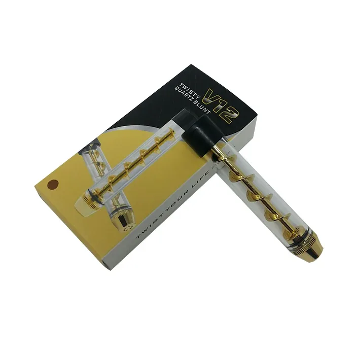 4" Glass Twisty Blunt V12 Dry Herb - Image 2