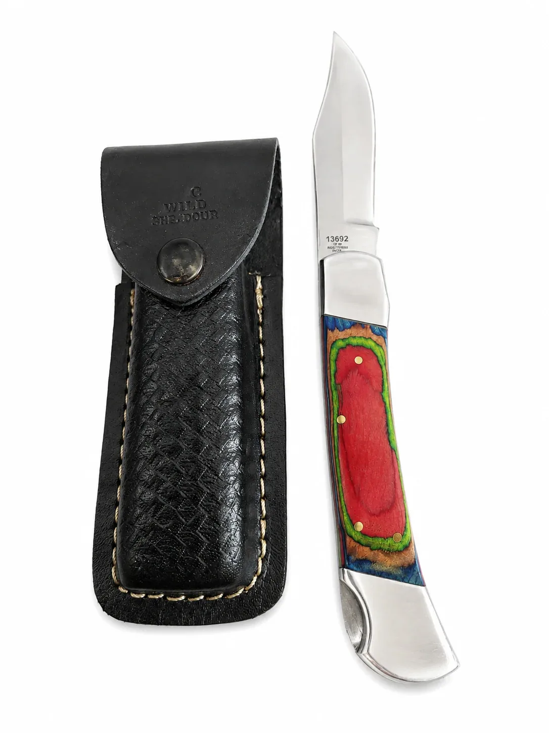 9" Fillet Knife W/ Multi-Wood Handle
