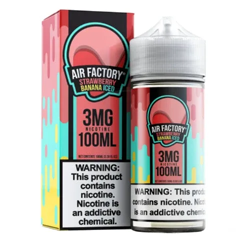 Air Factory E-Liquid Synthetic - Strawberry Banana Iced