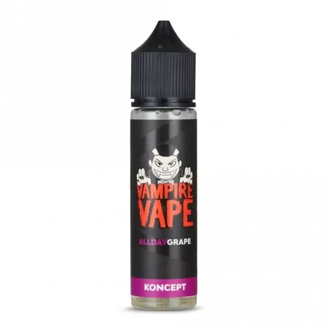 All Day Grape Shortfill E-Liquid Koncept Series by Vampire Vape (50ml)