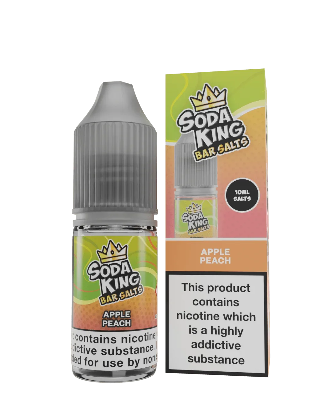 Apple Peach Nic Salt By Soda King Bar Salt