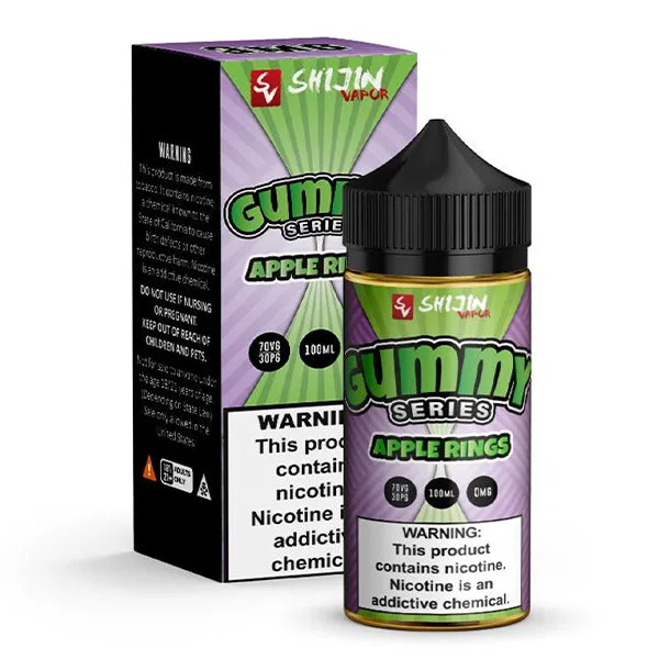 Apple Rings Shijin Vapor Gummy O's 100mL