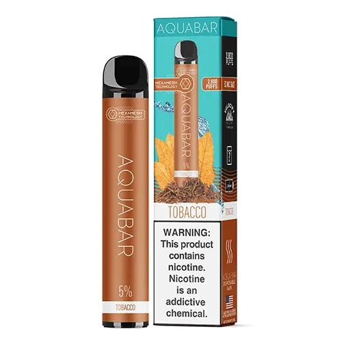 AquaBar 2800 Synthetic - Disposable Vape Device - Tobacco