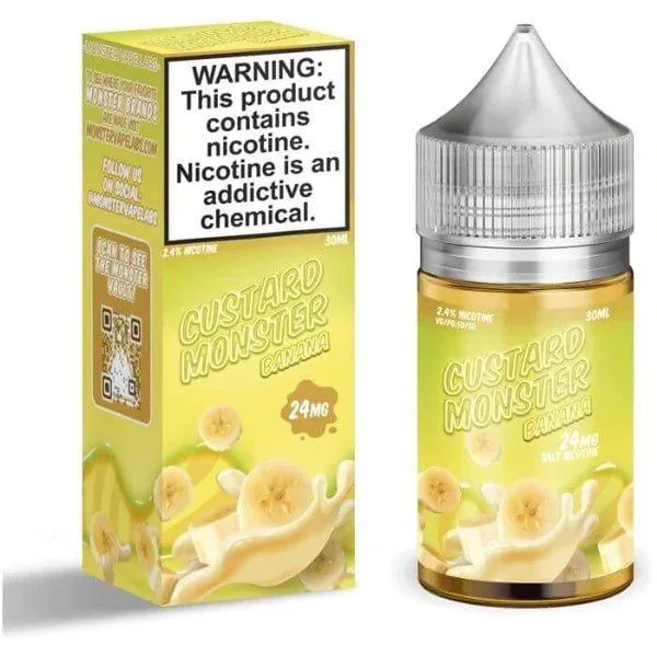 Banana Custard Monster Salts 30mL