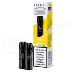 Banana Elf Bar 600 Prefilled Pods