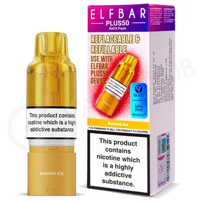 Banana Ice Elf Bar Plus Refill Pod