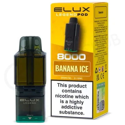 Banana Ice Elux Legend 8000 Prefilled Pod