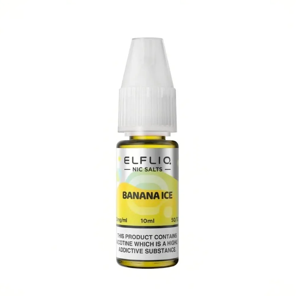 Banana Ice Nic Salt E-Liquid by Elf Bar Elfliq (10ml) - Image 2