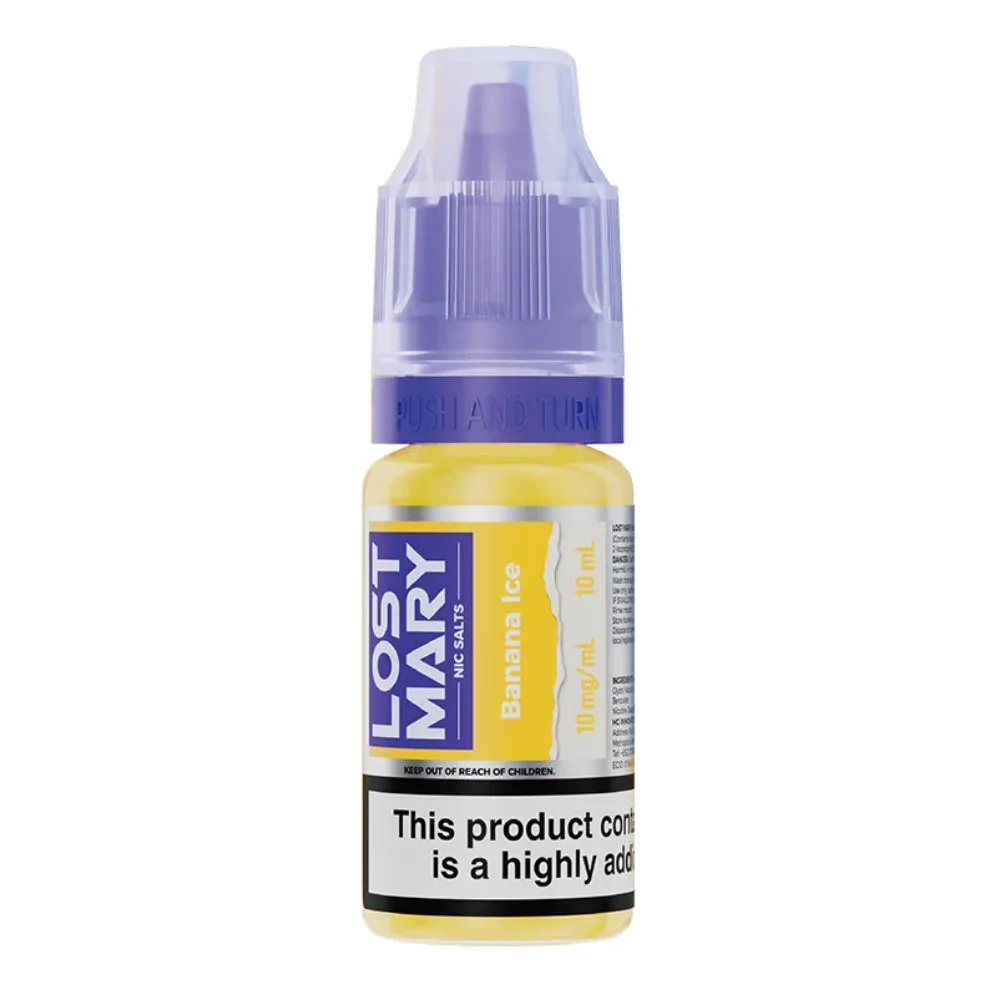 Banana Ice Nic Salt E-Liquid by Lost Mary (10ml)