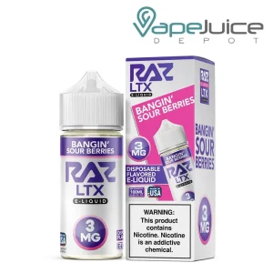 Bangin Sour Berries Pod Juice x RAZ LTX 100ml