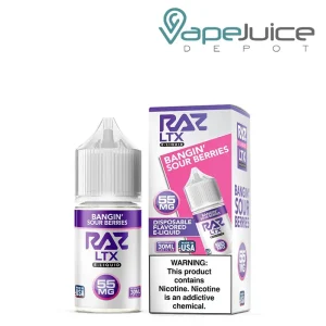 Bangin Sour Berries Pod Juice x RAZ LTX Salt 30ml