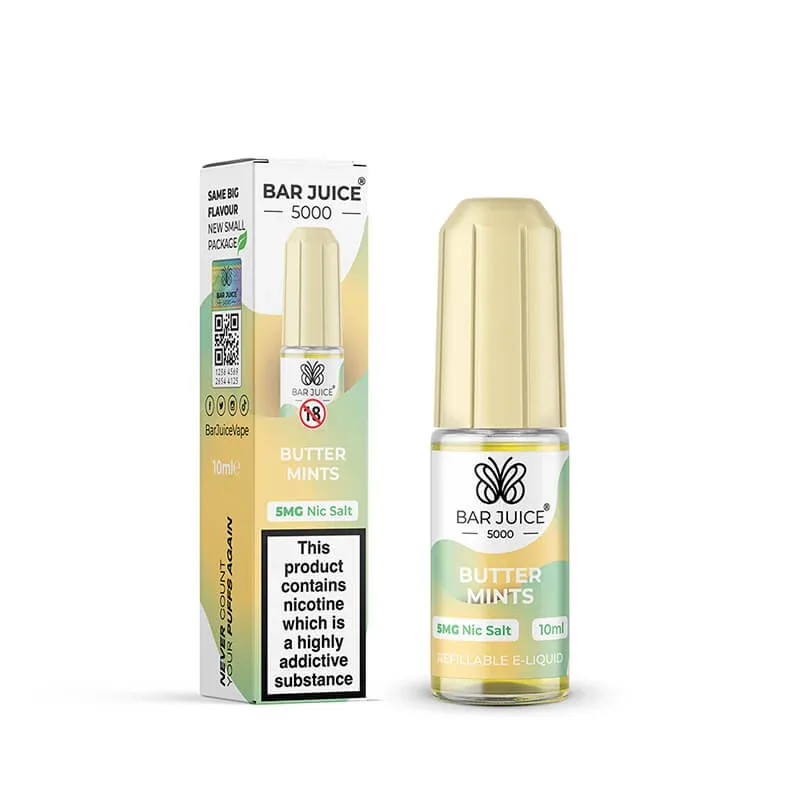 Bar Juice 5000 Butter Mints 10ml Nic Salt E-Liquid - Image 2