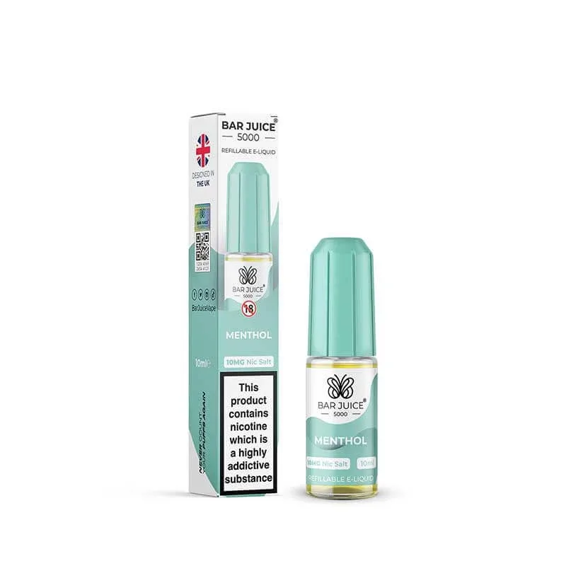 Bar Juice 5000 Menthol 10ml Nic Salt E-Liquid - Image 2