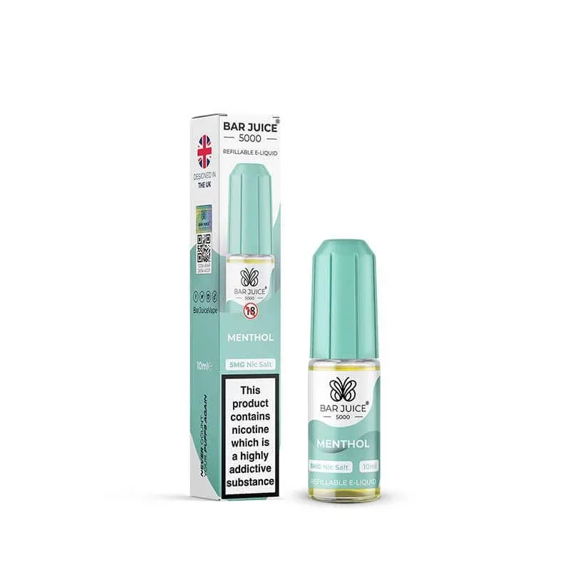 Bar Juice 5000 Menthol 10ml Nic Salt E-Liquid