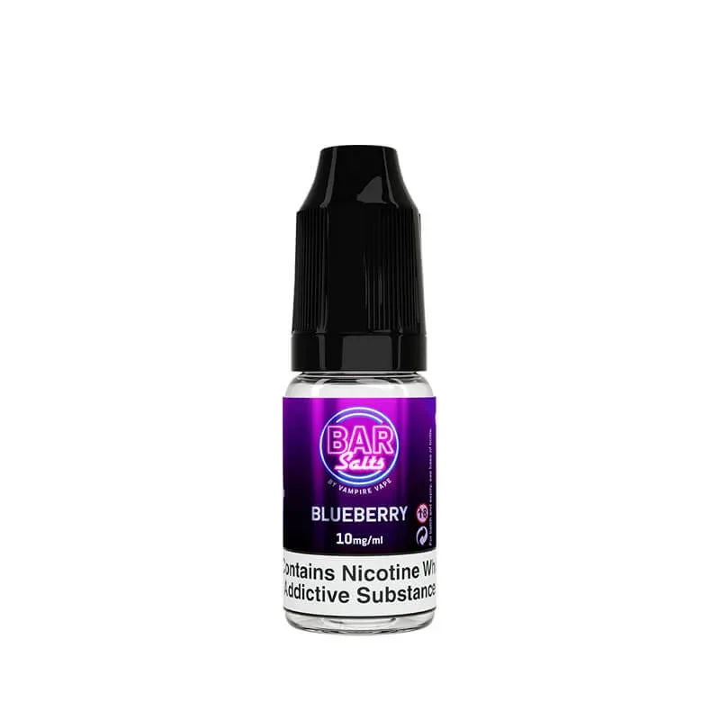 Bar Salts Blueberry 10ml Nic Salt E-Liquid by Vampire Vape - Image 2