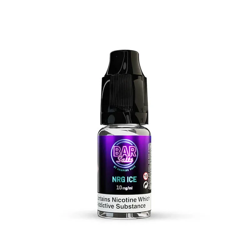 Bar Salts NRG Ice 10ml Nic Salt E-Liquid by Vampire Vape - Image 2