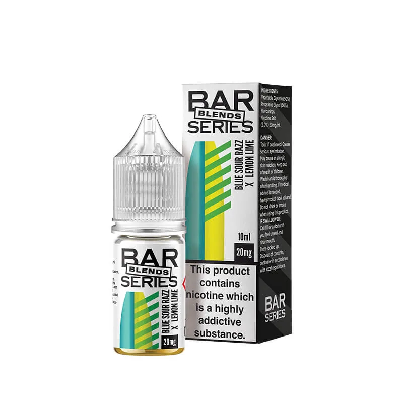 Bar Series Blends Lemon Lime x Blueberry Sour Razz 10ml Nic Salt E-Liquid - Image 2