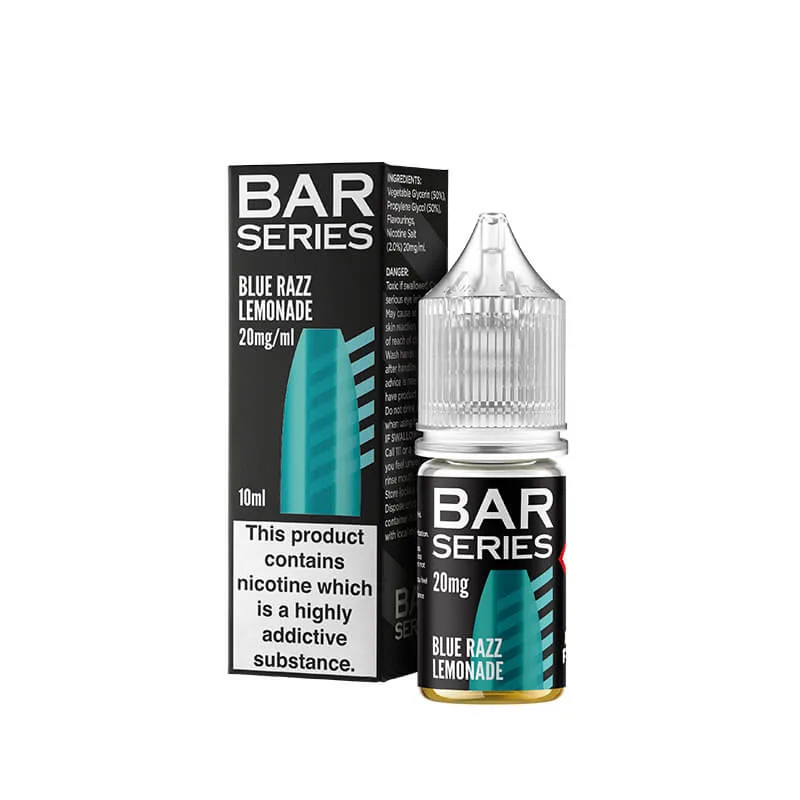 Bar Series Blue Razz Lemonade 10ml Nic Salt E-Liquid - Image 2