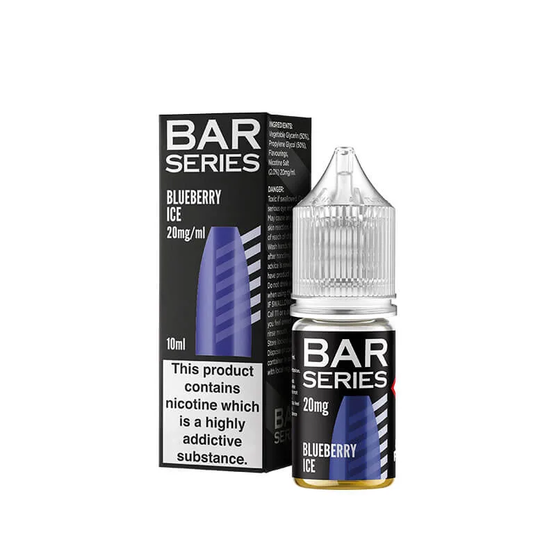 Bar Series Blueberry Ice 10ml Nic Salt E-Liquid - Image 2