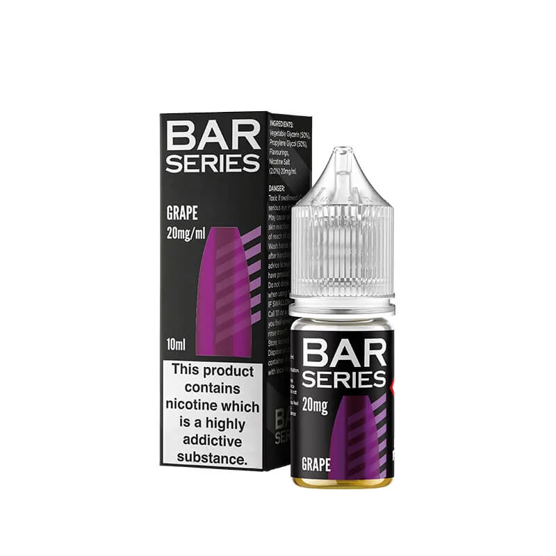 Bar Series Grape 10ml Nic Salt E-Liquid - Image 2