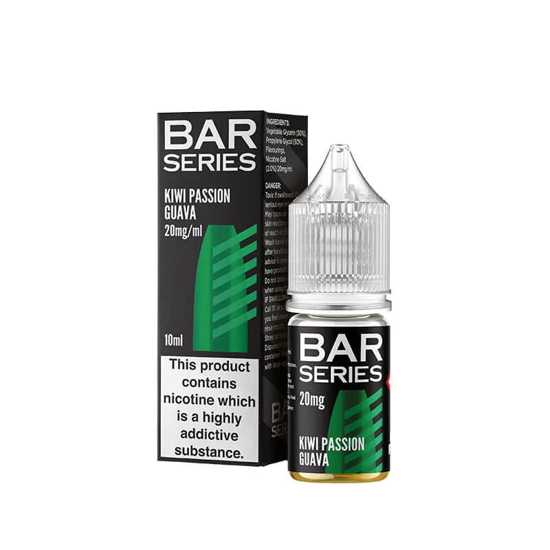 Bar Series Kiwi Passion Guava 10ml Nic Salt E-Liquid - Image 2