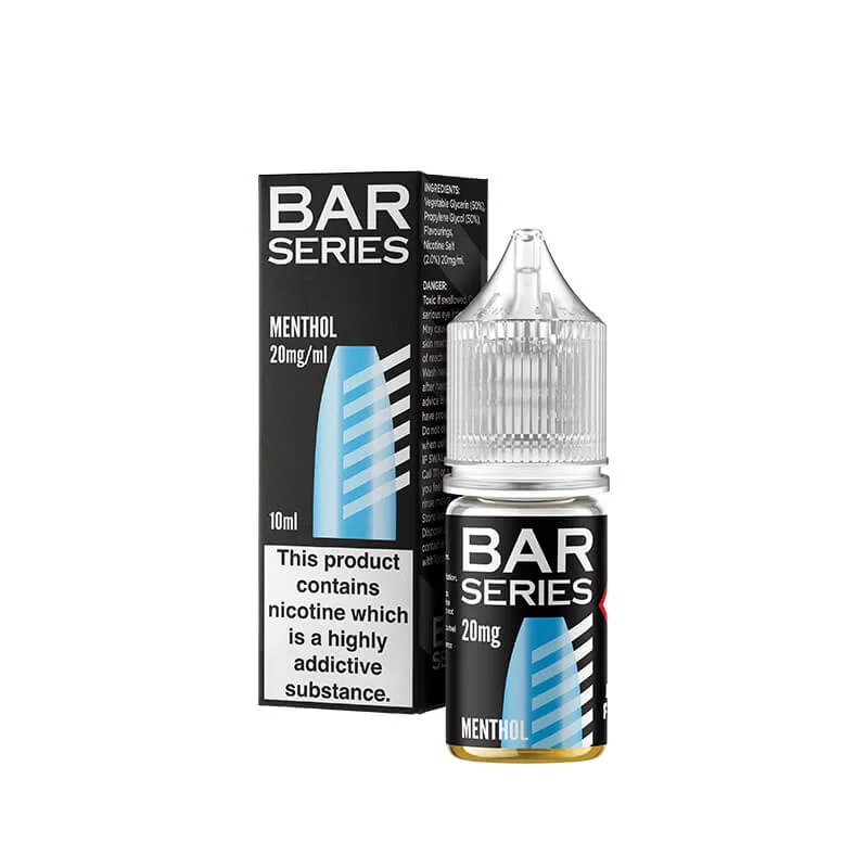 Bar Series Menthol 10ml Nic Salt E-Liquid - Image 2