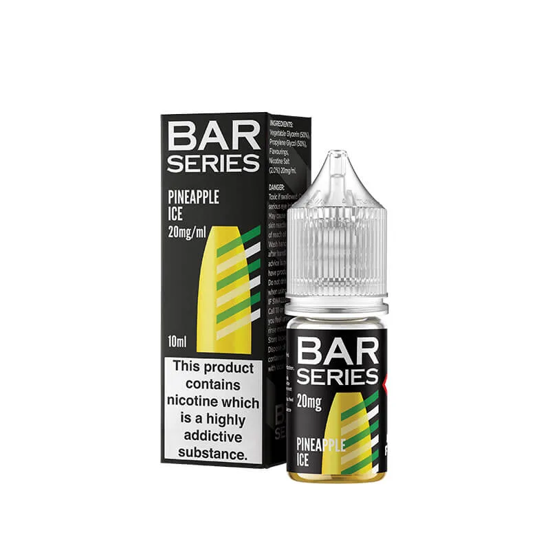 Bar Series Pineapple Ice 10ml Nic Salt E-Liquid - Image 2