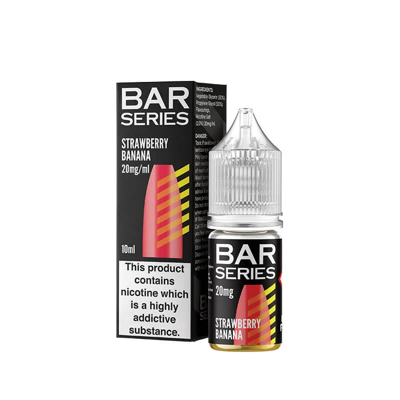 Bar Series Strawberry Banana 10ml Nic Salt E-Liquid - Image 2
