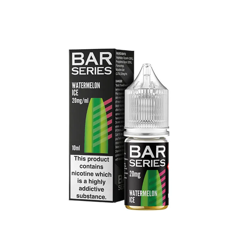 Bar Series Watermelon Ice 10ml Nic Salt E-Liquid - Image 2