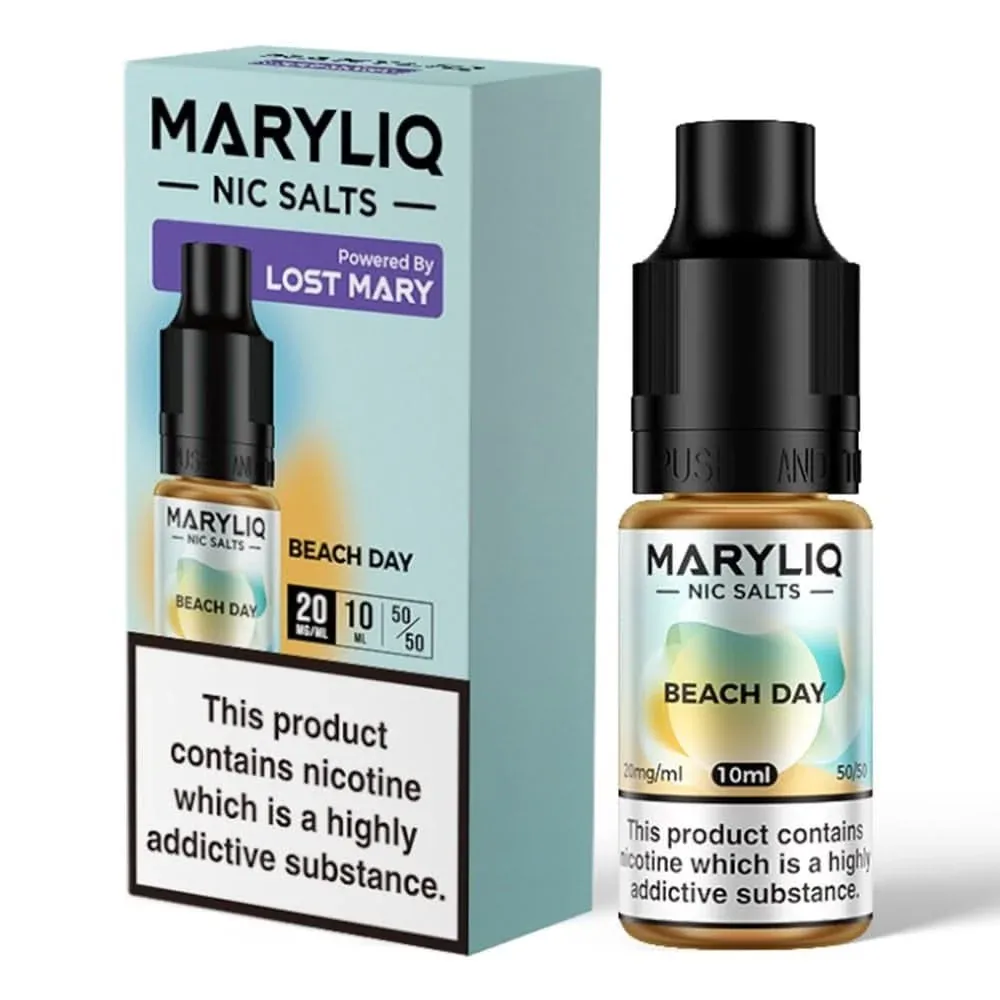 Beach Day Nic Salt E-Liquid by Lost Mary Maryliq (10ml)