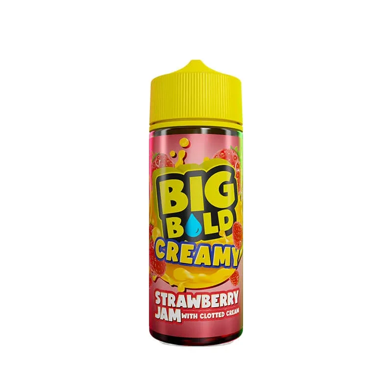 Big Bold Creamy Strawberry Jam & Clotted Cream 100ml Shortfill E-Liquid