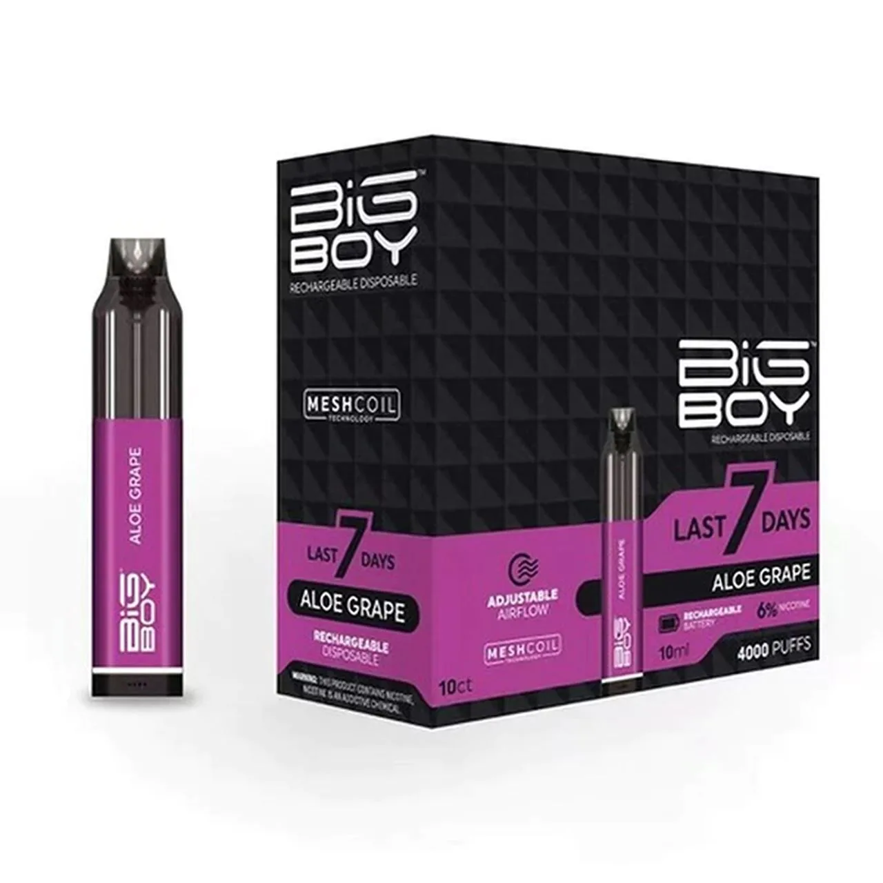 Big Boy Rechargeable Disposable | 4000 Puffs | 10mL