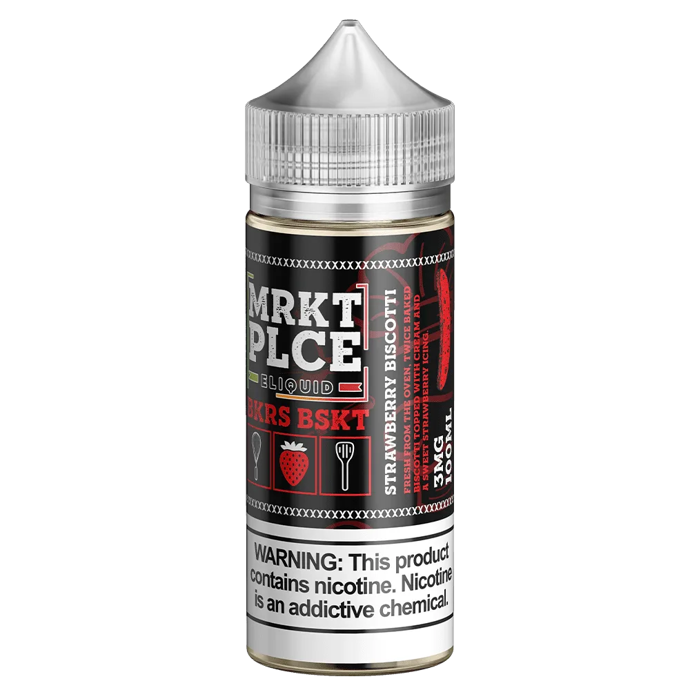 BKRS BSKT Strawberry Biscotti by MRKT PLCE – 100mL