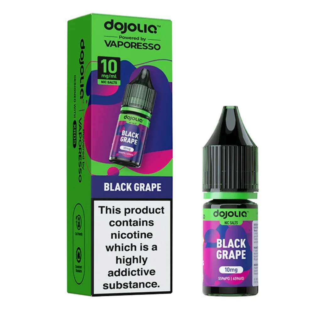 Black Grape Nic Salt E-Liquid by Dojoliq (10ml)