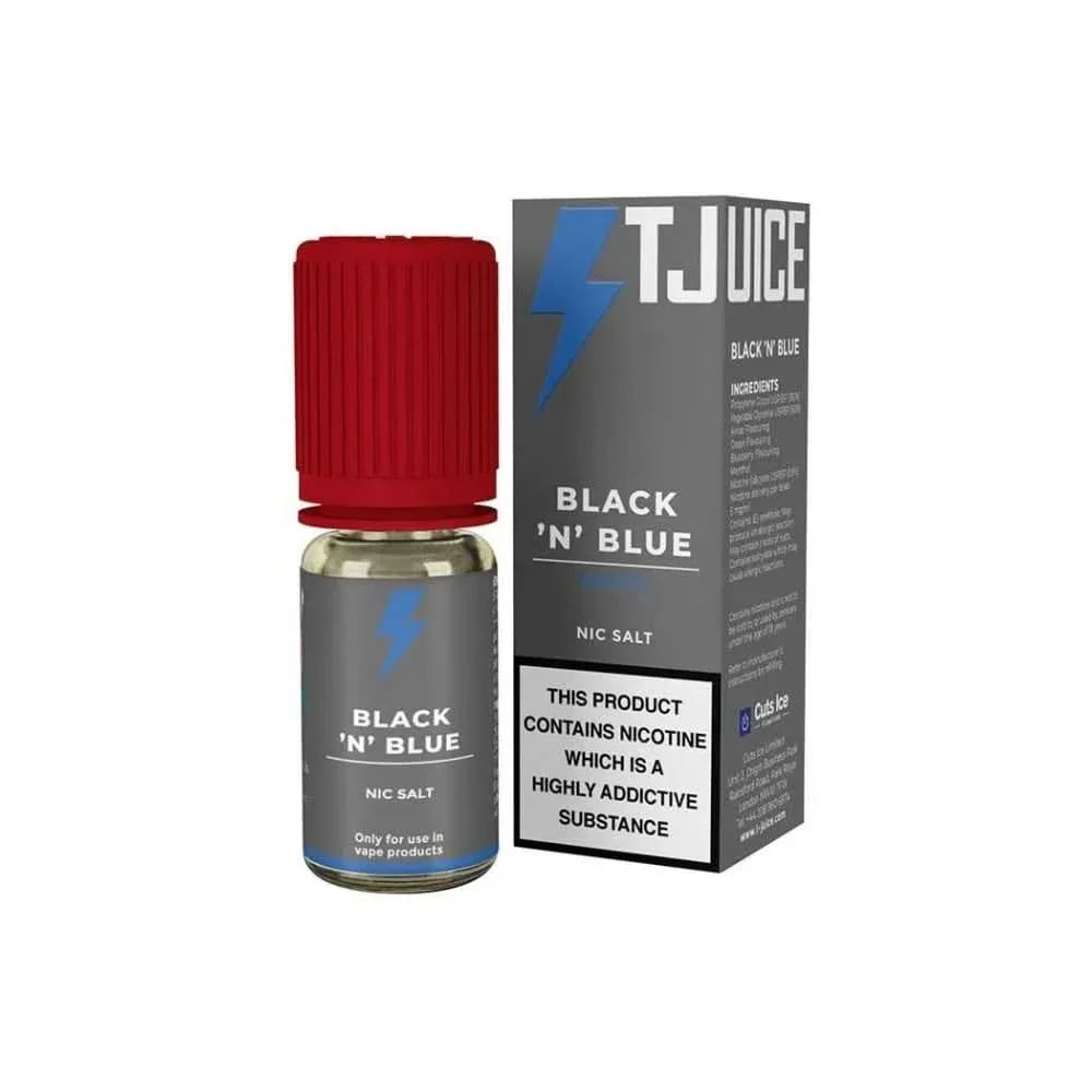 Black N Blue Nic Salt E-Liquid by T Juice (10ml)