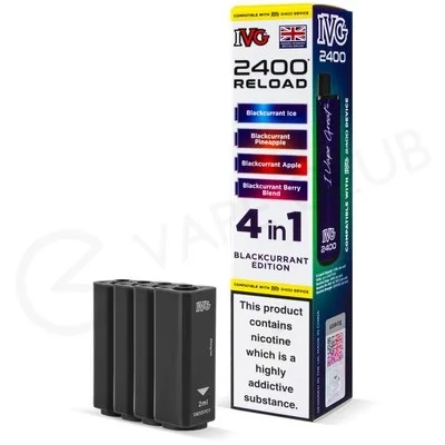 Blackcurrant Edition IVG 2400 Prefilled Pods