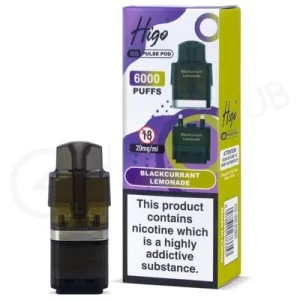 Blackcurrant Lemonade Higo BB Pulse 6000 Refill Pod