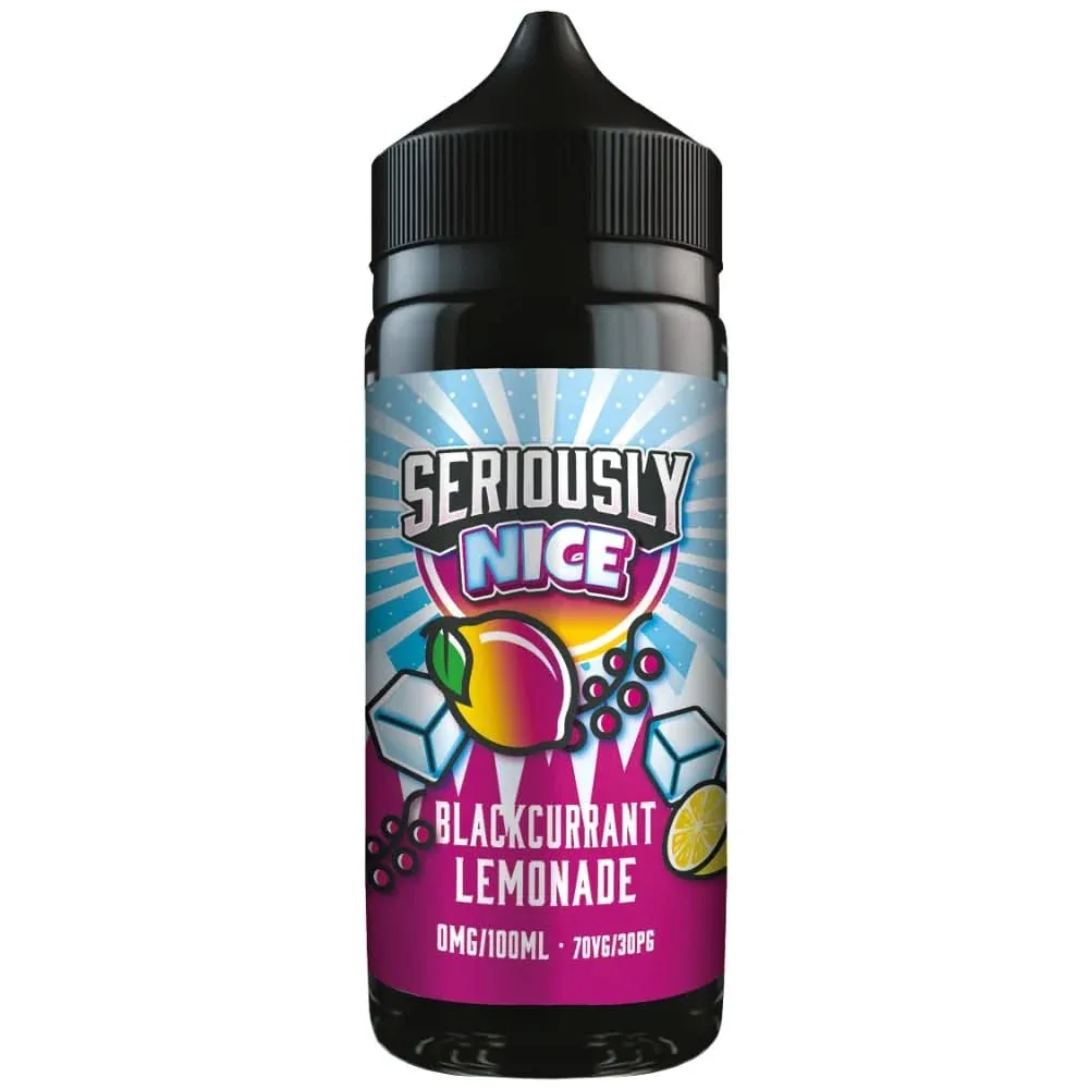 Blackcurrant Lemonade Shortfill E-Liquid Seriously Nice Series by Doozy Vape Co (100ml)