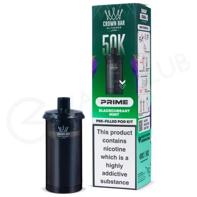 Blackcurrant Mint Al Fakher 50K Hypermax Prime Refill Pod
