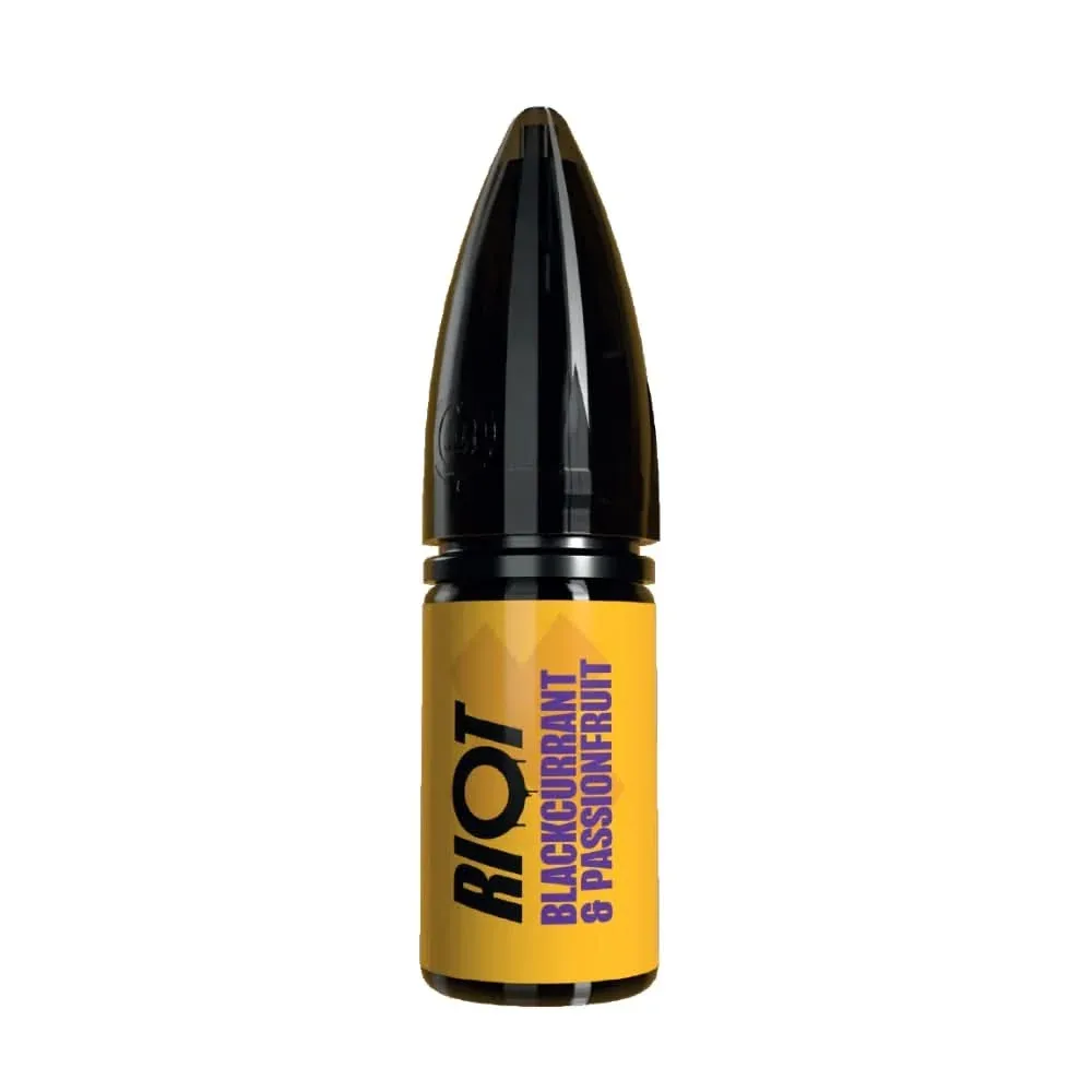 Blackcurrant & Passionfruit Nic Salt E-Liquid Riot X by Riot Squad (10ml)