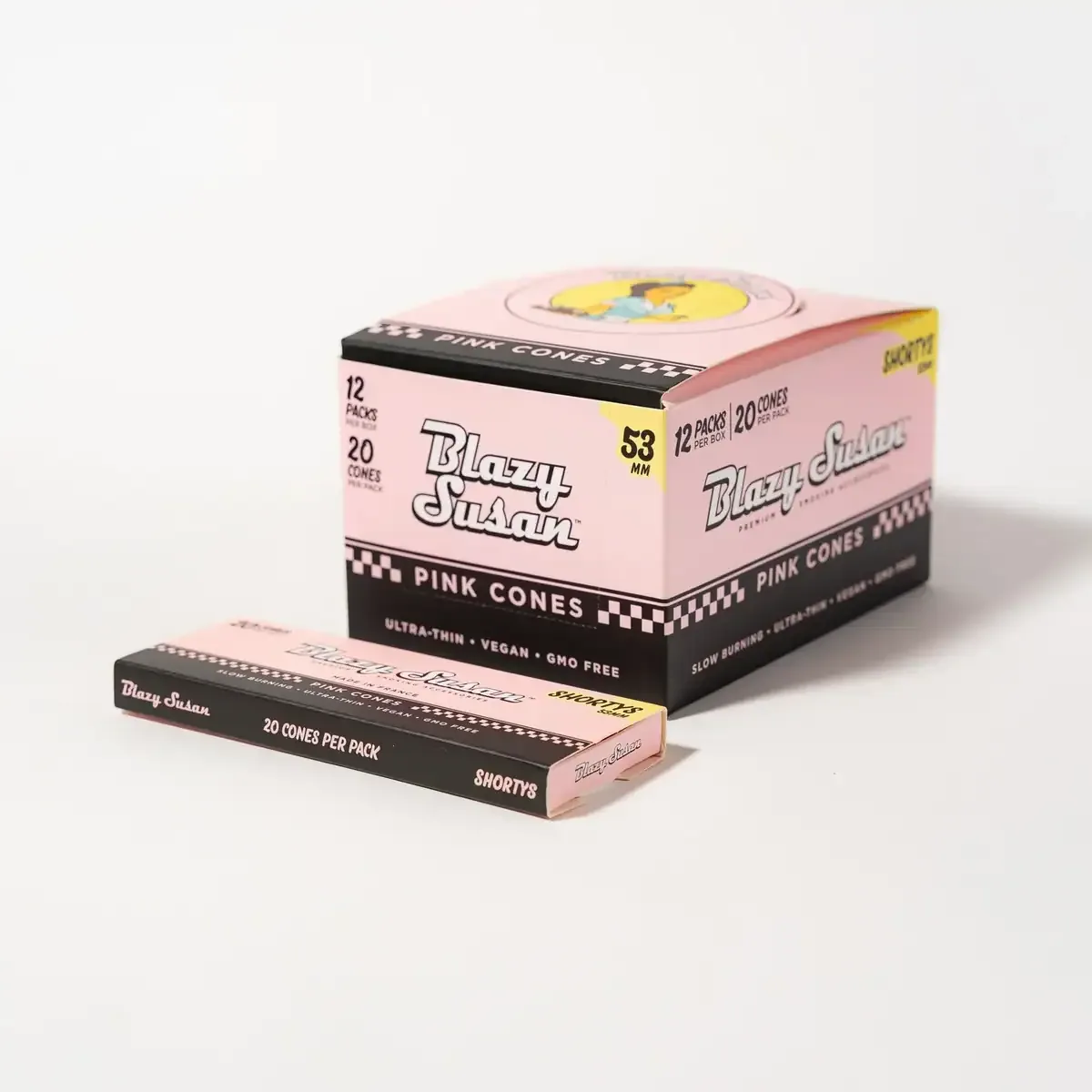 Blazy Susan Pink Pre Rolled Cones 20ct | VapeRanger Wholesale - Image 2