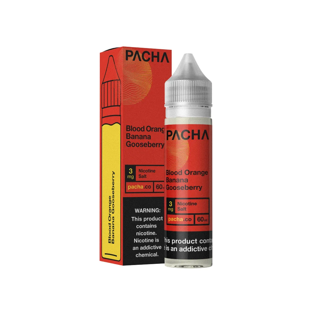 Blood Orange Banana Gooseberry by Pachamama eLiquid TFN 60mL