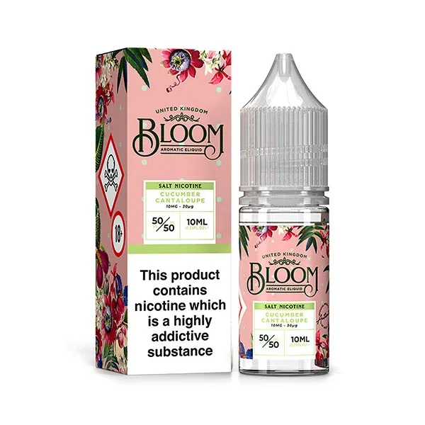 Bloom E-Liquid Cucumber Cantaloupe Nic Salt E-Lqiuid - Image 2