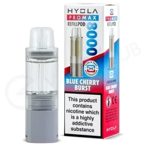 Blue Cherry Burst Hyola Pro Max 8000 Refill Pack