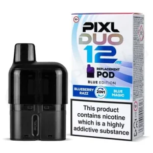 Blue Edition Pixl Duo 12 Prefilled Pods