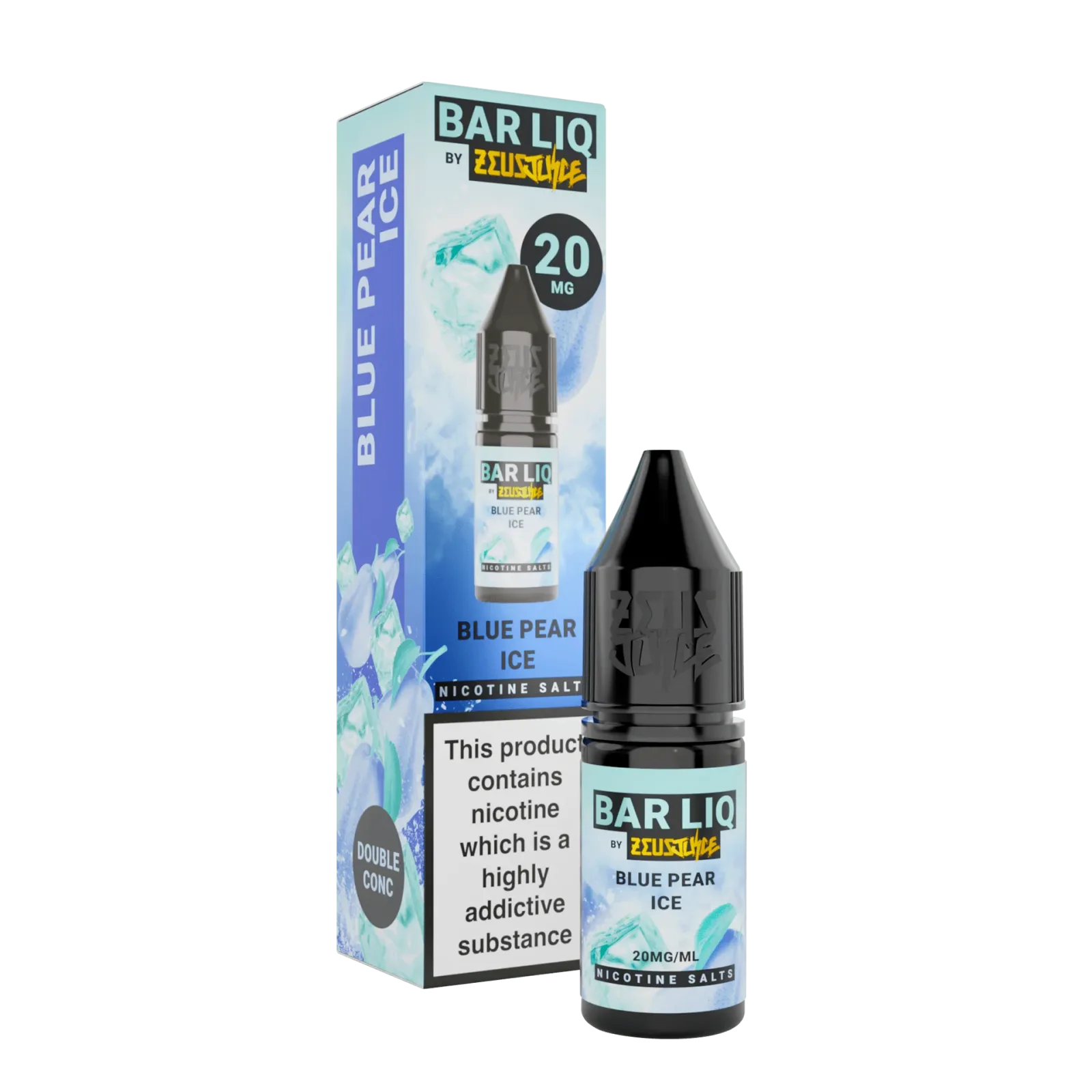 Blue Pear Ice Nic Salt Bar Liq By Zeus Juice