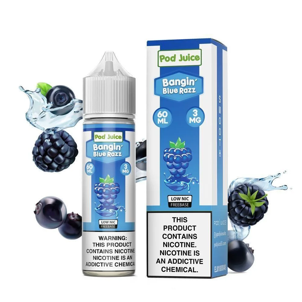 Blue Raspberry by Pod Juice 60mL