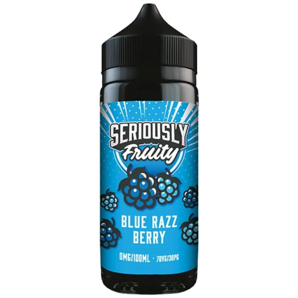 Blue Razz Berry Shortfill E-Liquid Seriously Fruity Series by Doozy Vape Co (100ml)