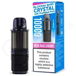 Blue Razz Cherry Bloody Bar Crystal 10K Refill Pod